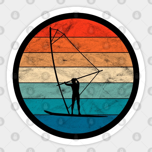 Vintage Windsurfer Sticker by ChadPill